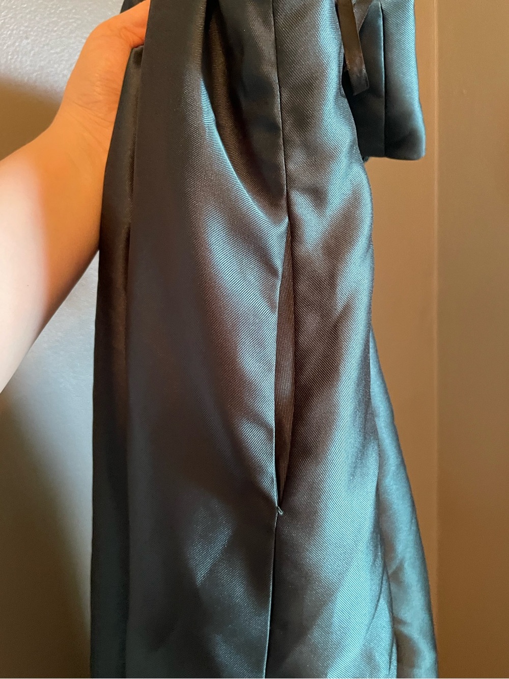 NWT Alfred Sung Sz 8 Regular Emerald Green Cutout Satin Gown Dress Ret $277! - Picture 15 of 15